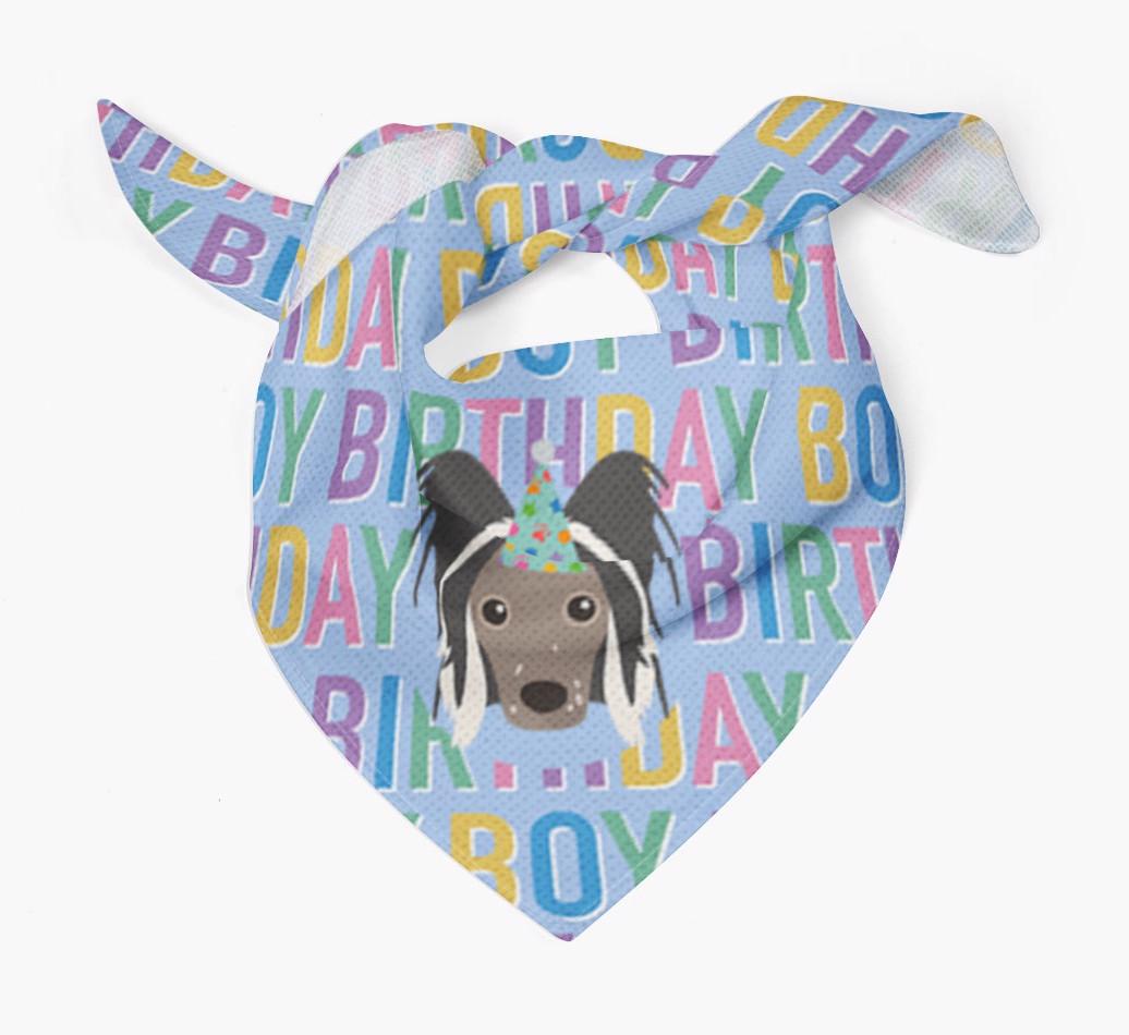 Birthday Boy: Personalized {breedFullName} Bandana
