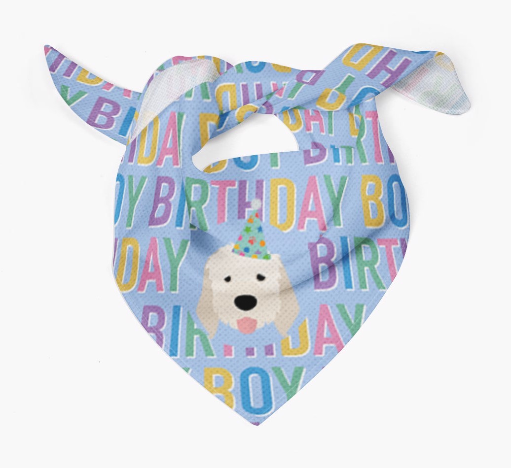 Birthday Boy: Personalized {breedFullName} Bandana