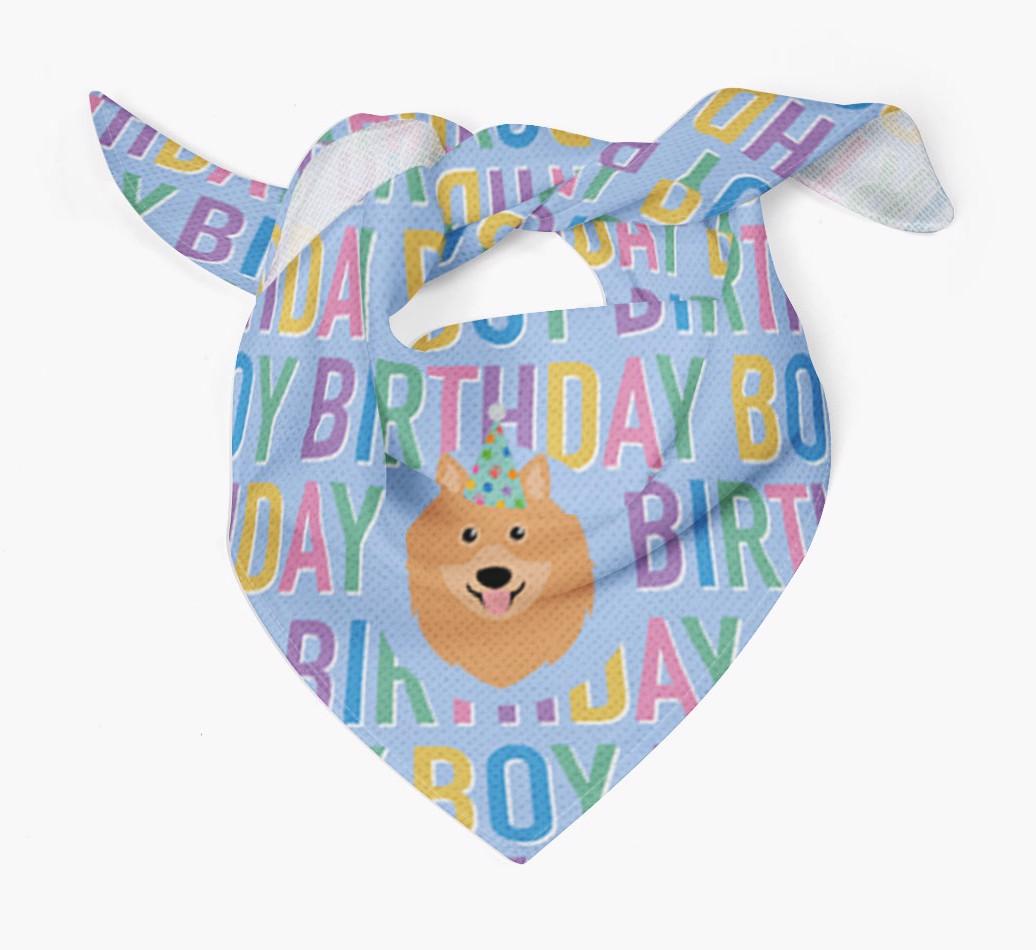 Birthday Boy: Personalized {breedFullName} Bandana
