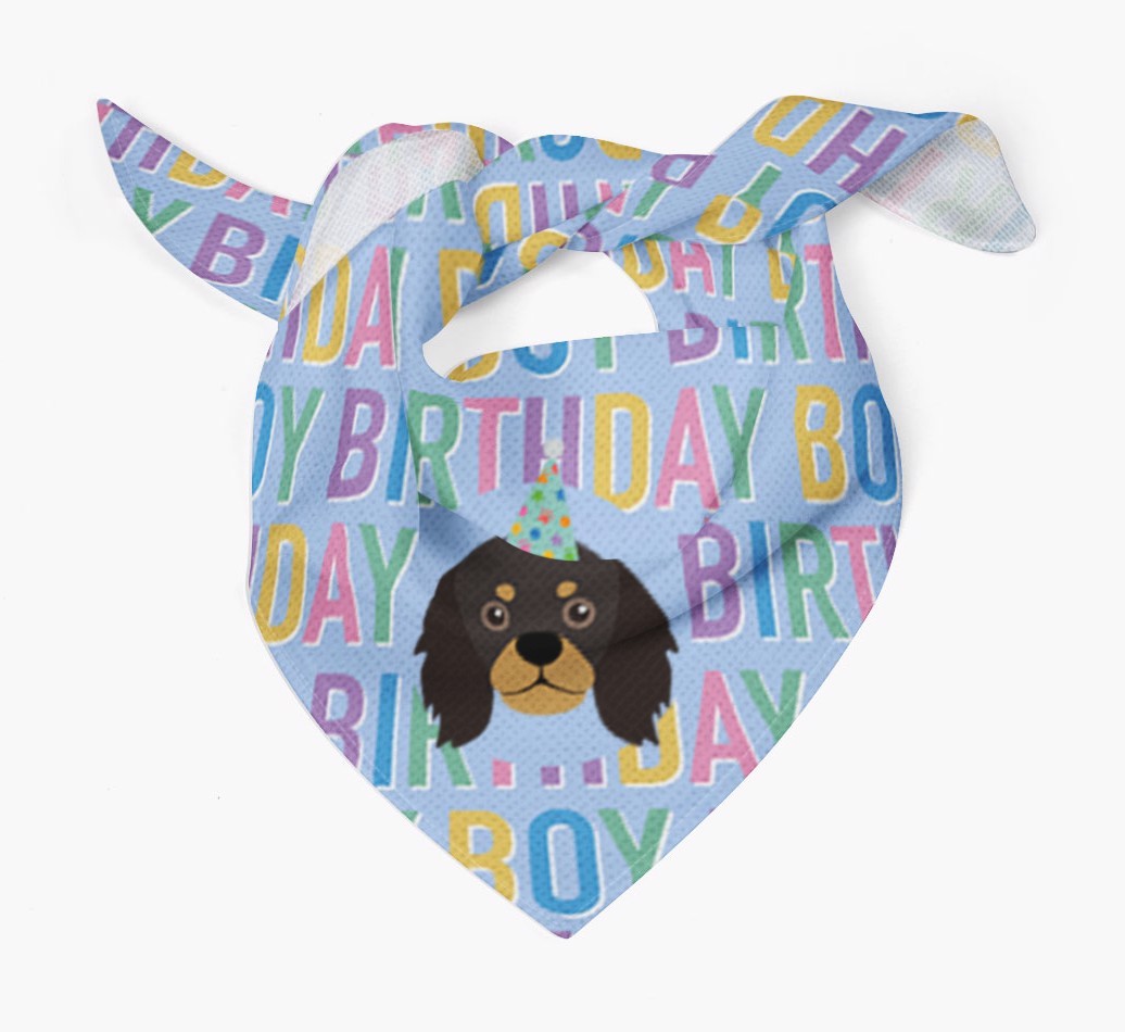 Birthday Boy: Personalized {breedFullName} Bandana