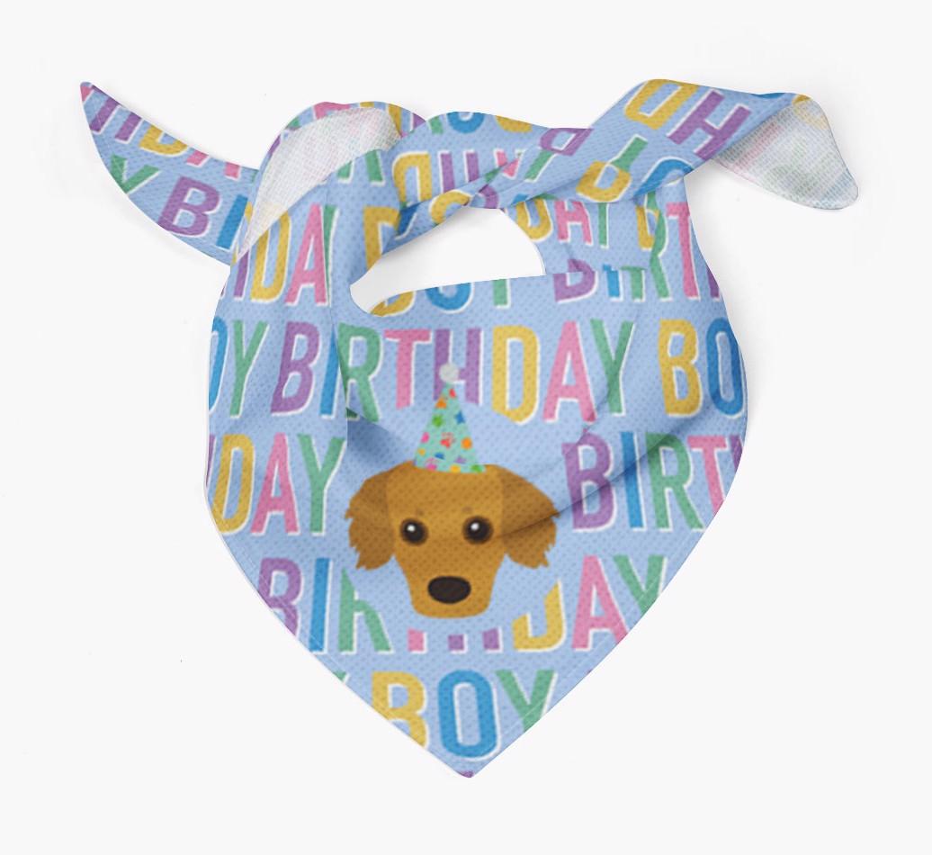 Birthday Boy: Personalized {breedFullName} Bandana