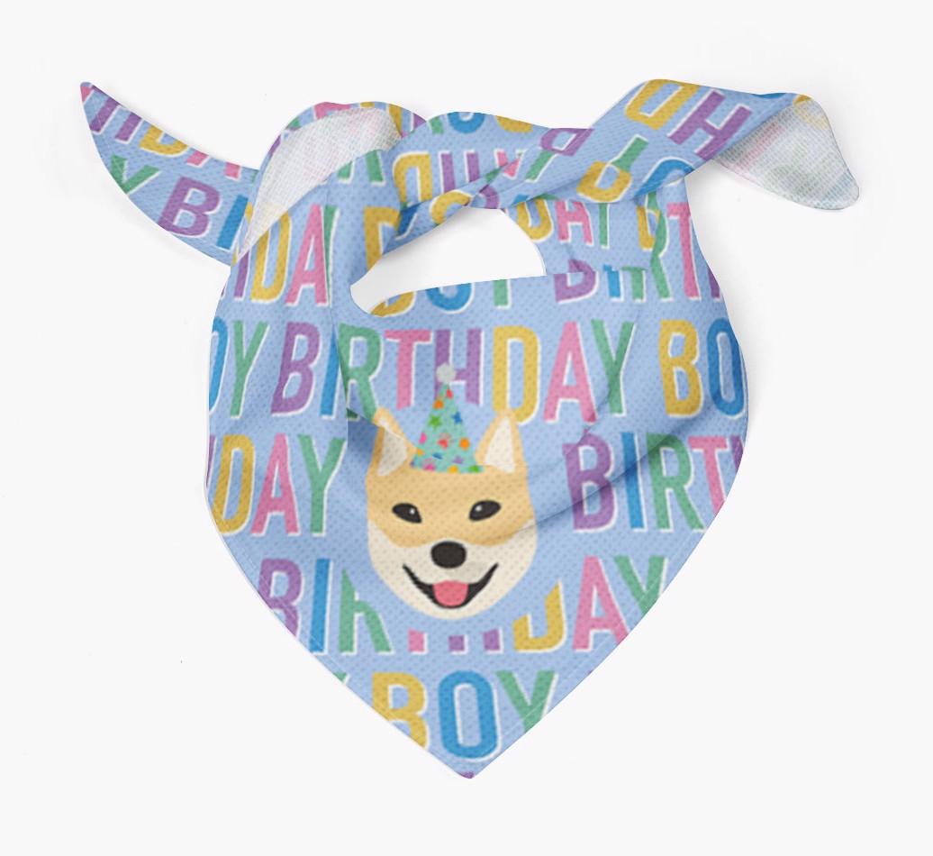 Birthday Boy: Personalized {breedFullName} Bandana