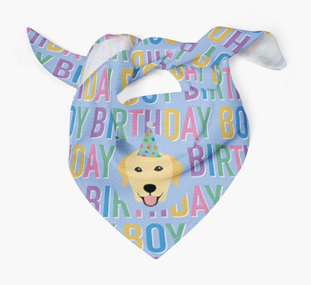 Birthday Boy: Personalized {breedFullName} Bandana