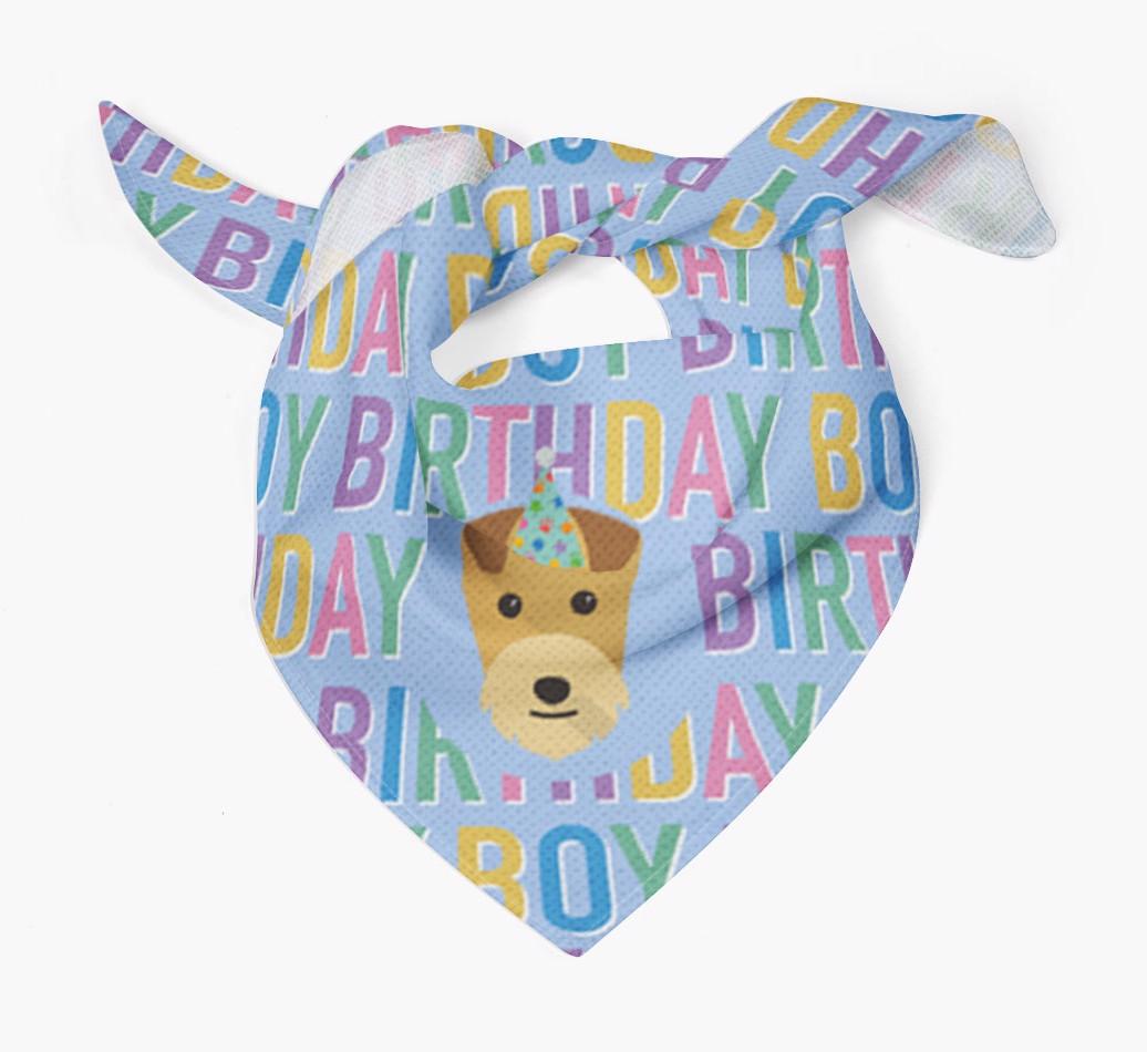 Birthday Boy: Personalized {breedFullName} Bandana