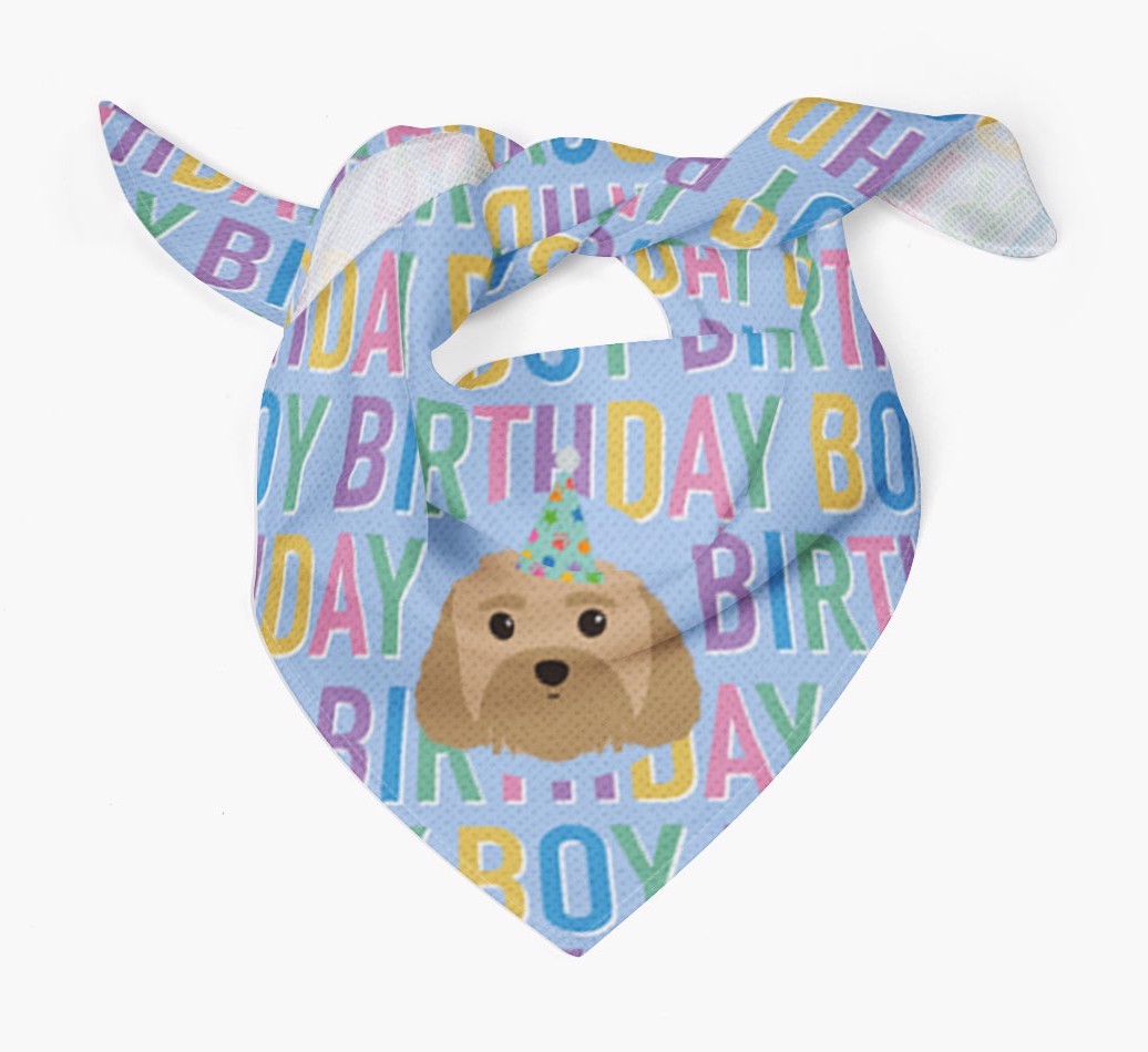 Birthday Boy: Personalized {breedFullName} Bandana