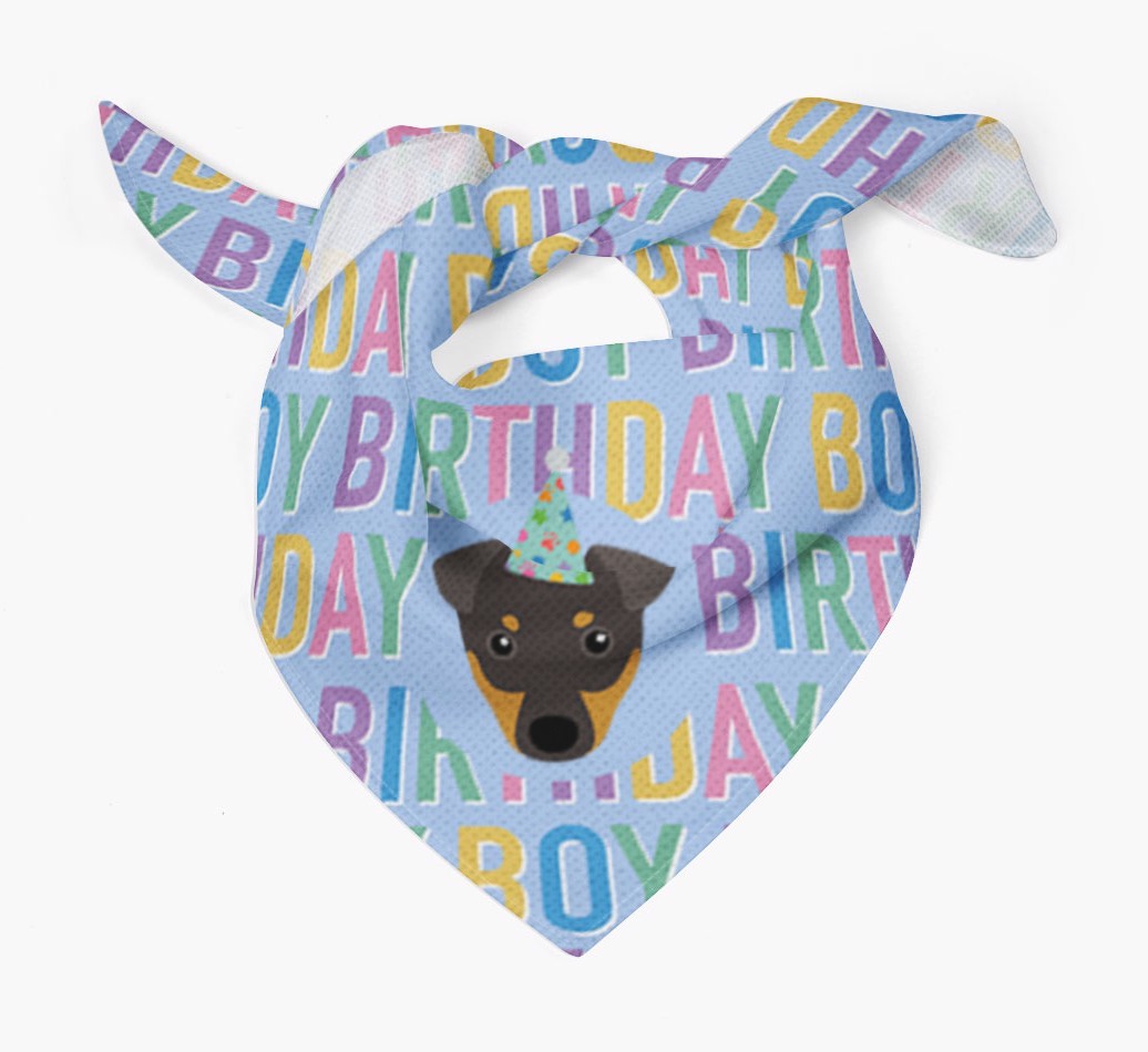 Birthday Boy: Personalized {breedFullName} Bandana