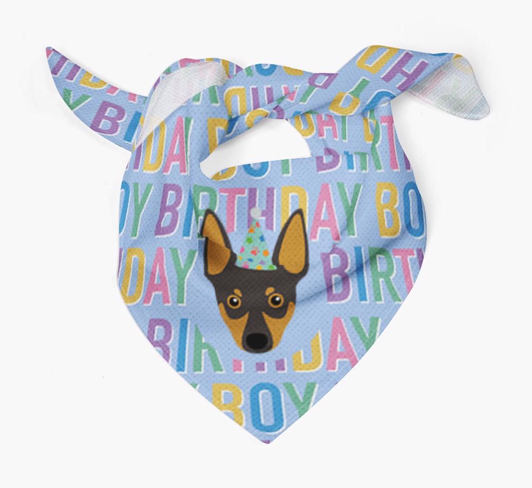 Birthday Boy: Personalized {breedFullName} Bandana