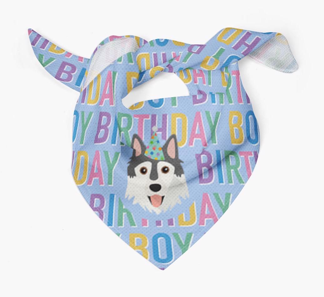 Birthday Boy: Personalized {breedFullName} Bandana