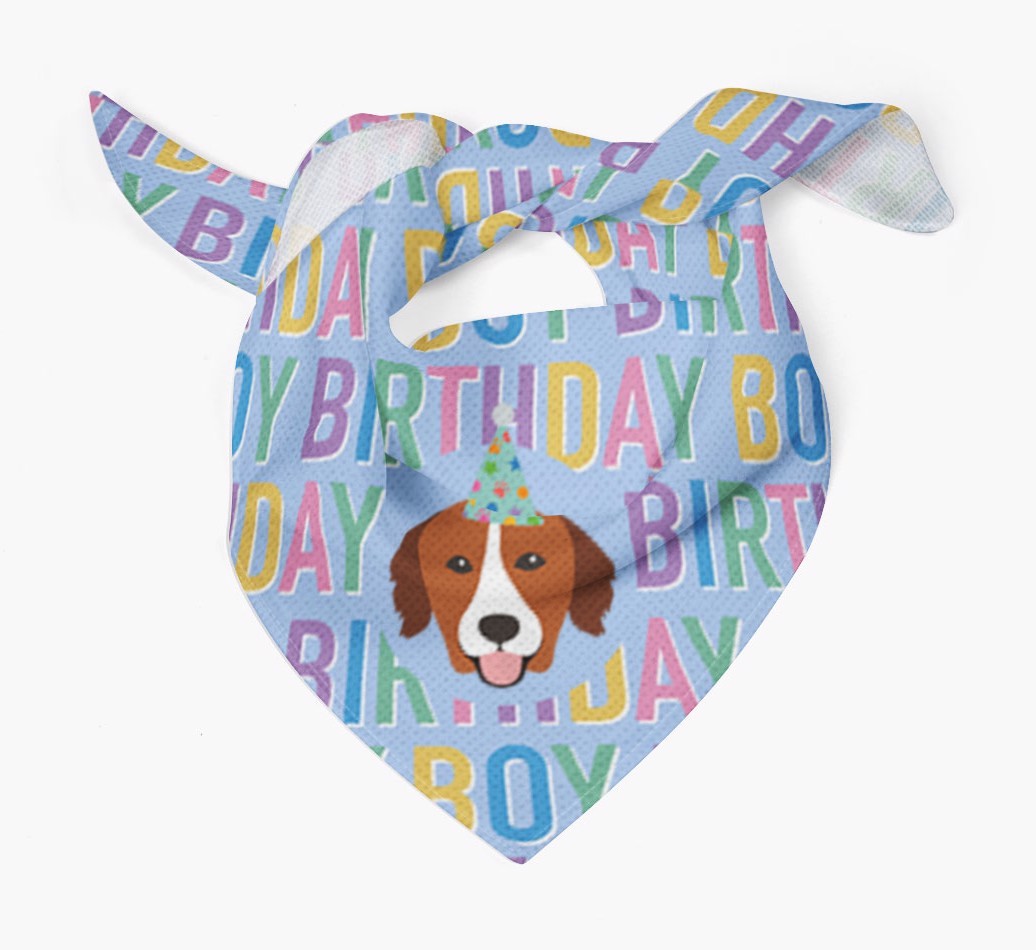 Birthday Boy: Personalized {breedFullName} Bandana
