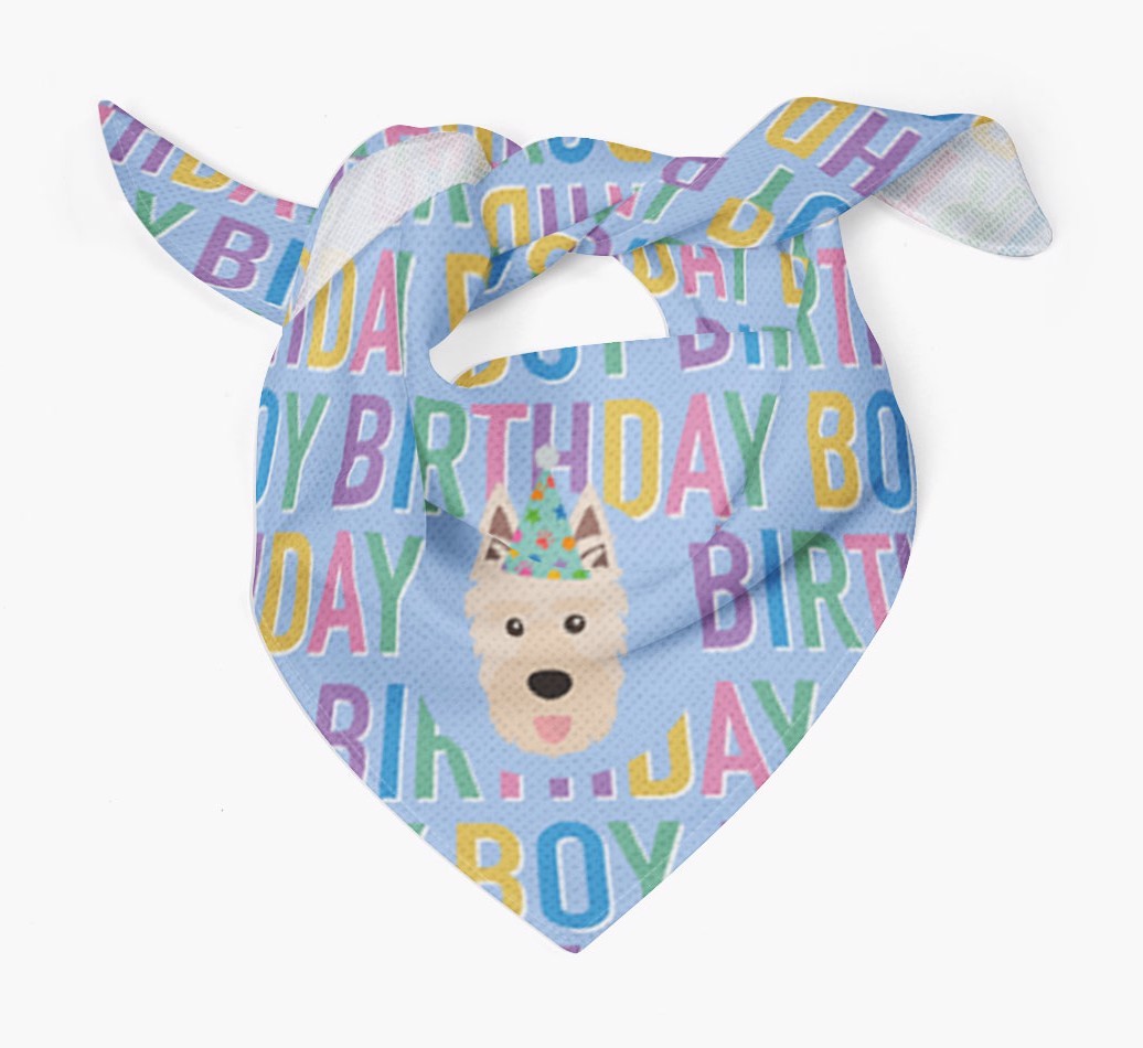 Birthday Boy: Personalized {breedFullName} Bandana