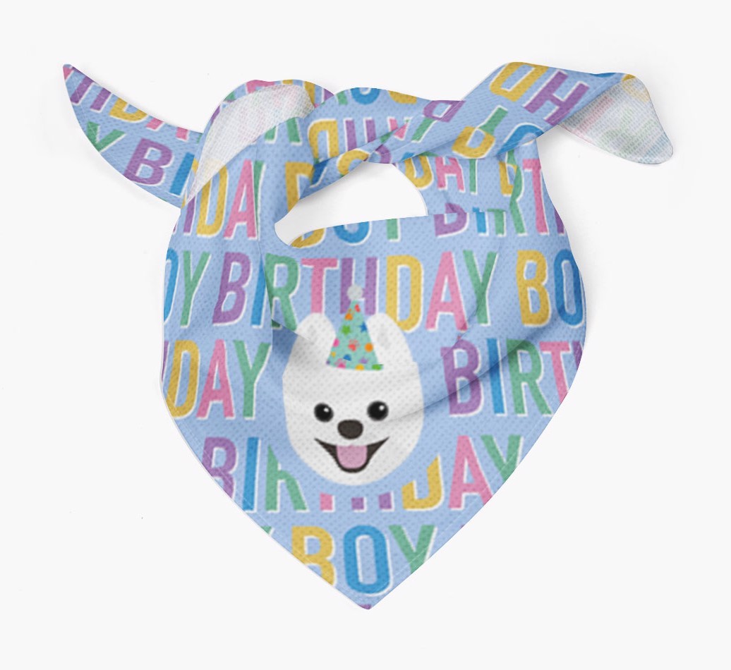 Birthday Boy: Personalized {breedFullName} Bandana