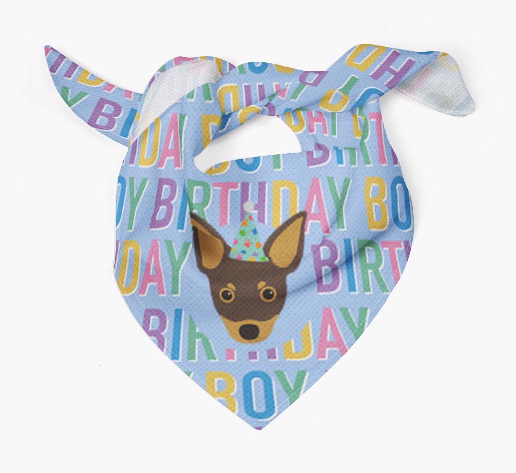Birthday Boy: Personalized {breedFullName} Bandana