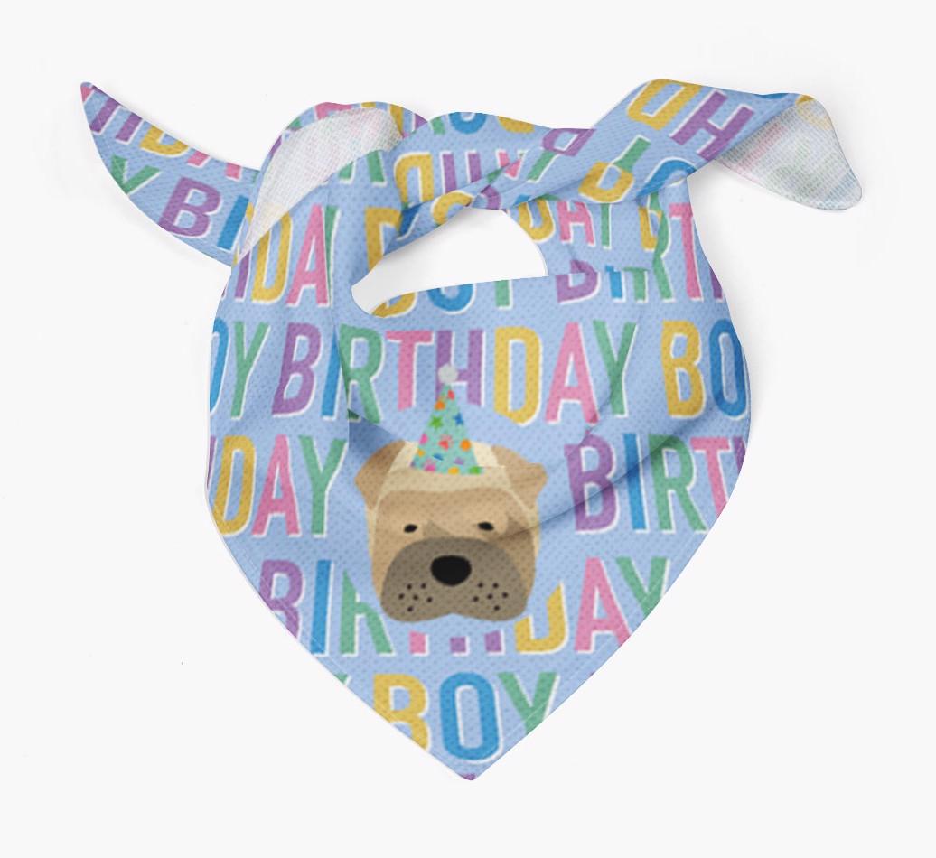 Birthday Boy: Personalized {breedFullName} Bandana