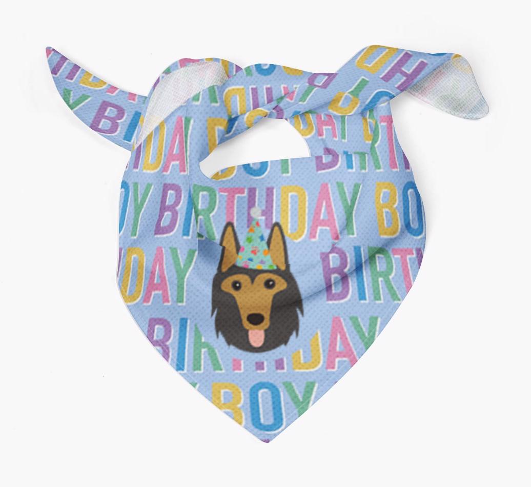 Birthday Boy: Personalized {breedFullName} Bandana
