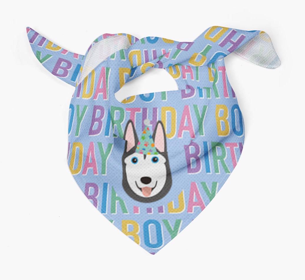 Birthday Boy: Personalized {breedFullName} Bandana