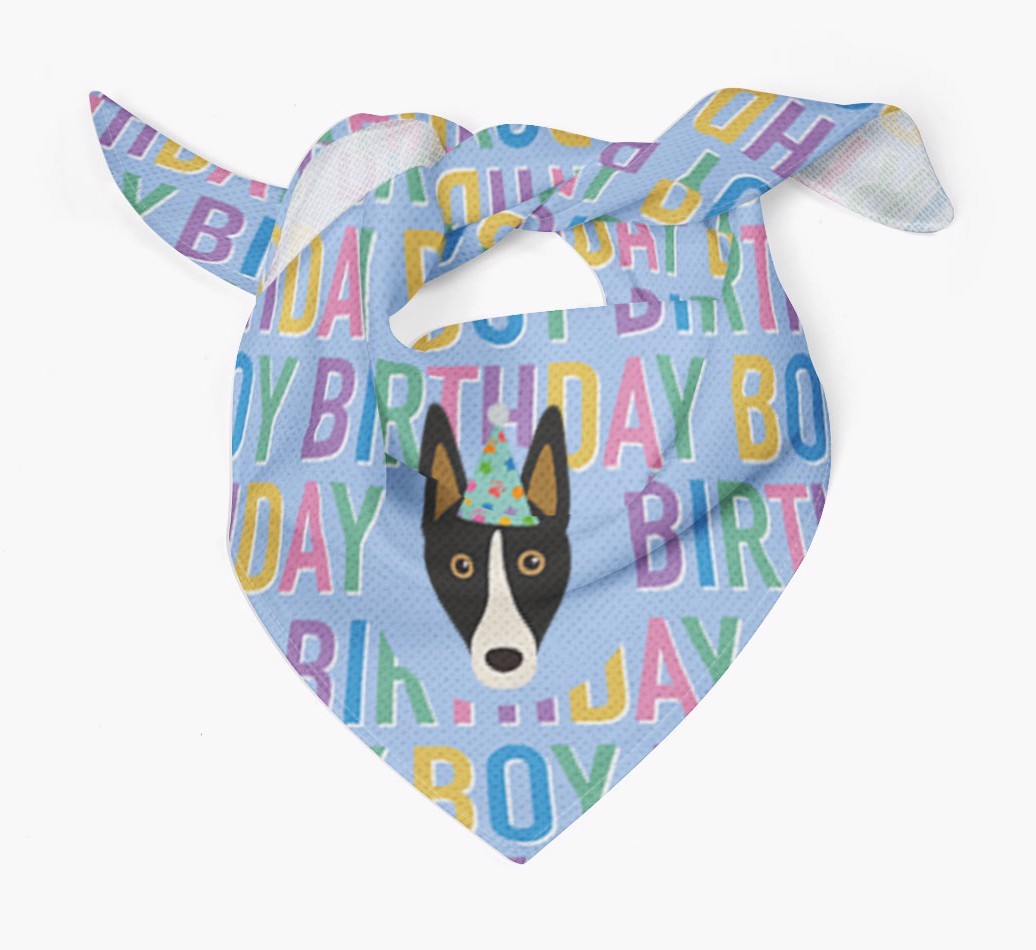 Birthday Boy: Personalized {breedFullName} Bandana