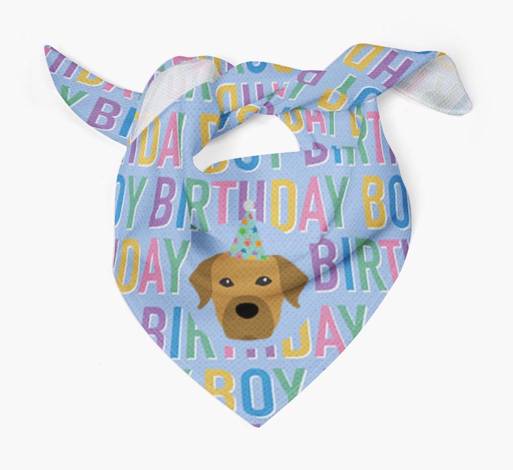 Birthday Boy: Personalized {breedFullName} Bandana