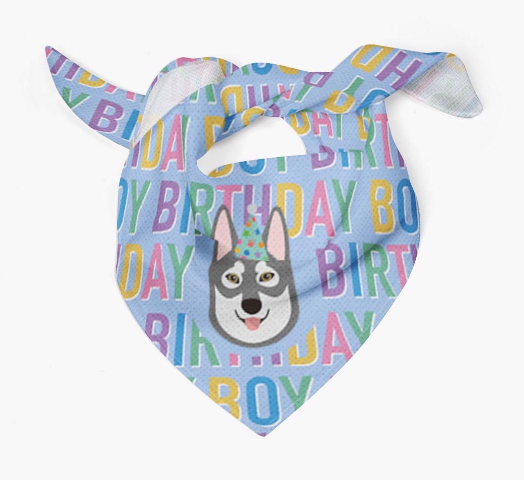 Birthday Boy: Personalized {breedFullName} Bandana