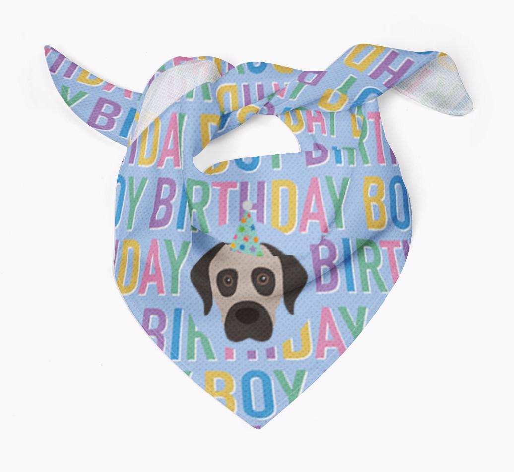 Birthday Boy: Personalized {breedFullName} Bandana