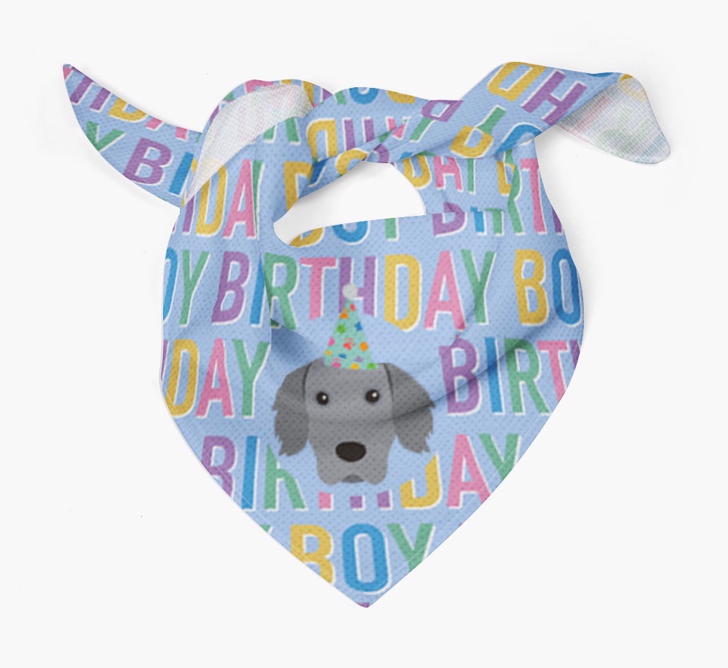 Birthday Boy: Personalized {breedFullName} Bandana