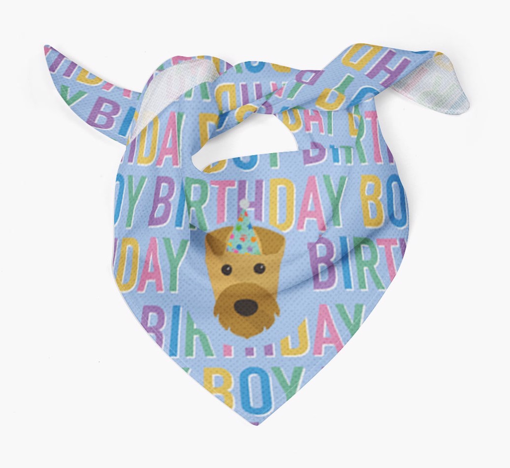 Birthday Boy: Personalized {breedFullName} Bandana