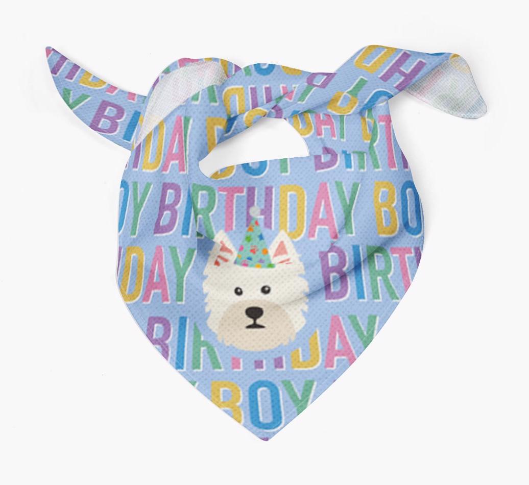 Birthday Boy: Personalized {breedFullName} Bandana
