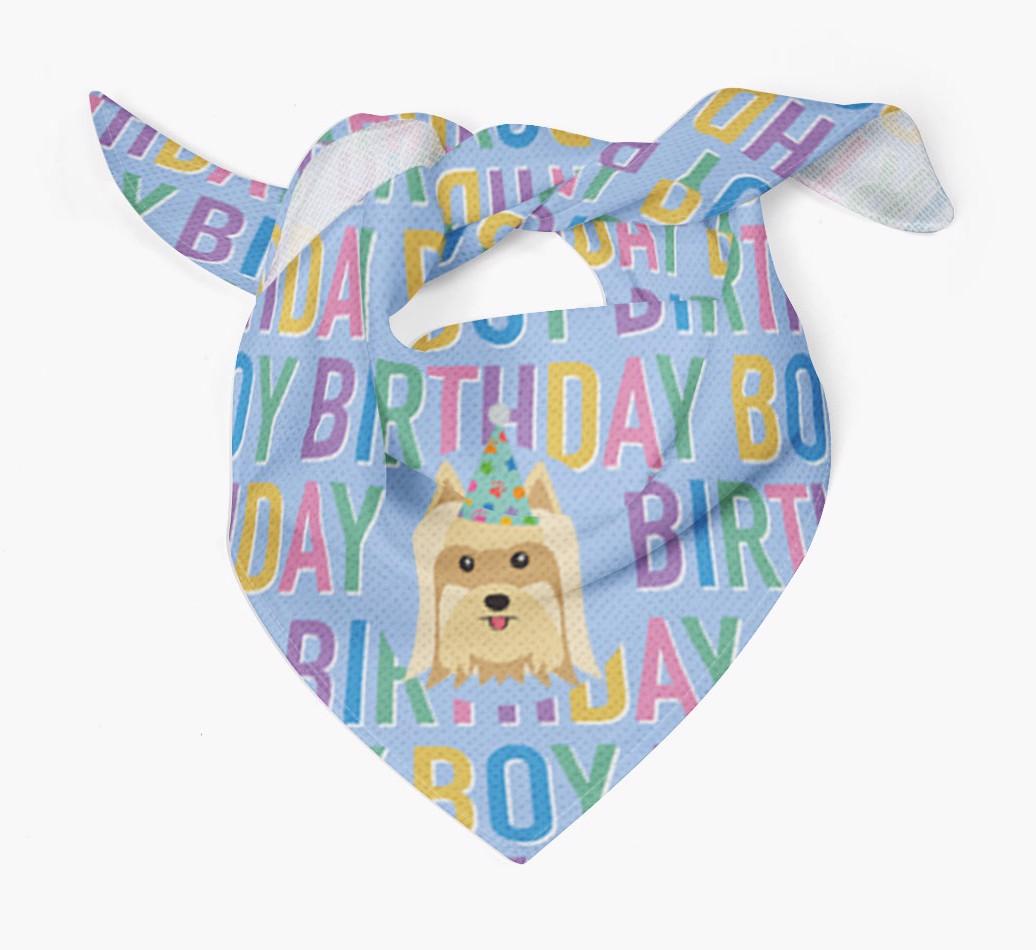 Birthday Boy: Personalized {breedFullName} Bandana