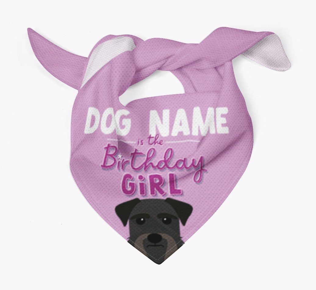 Birthday Girl: Personalised {breedFullName} Bandana