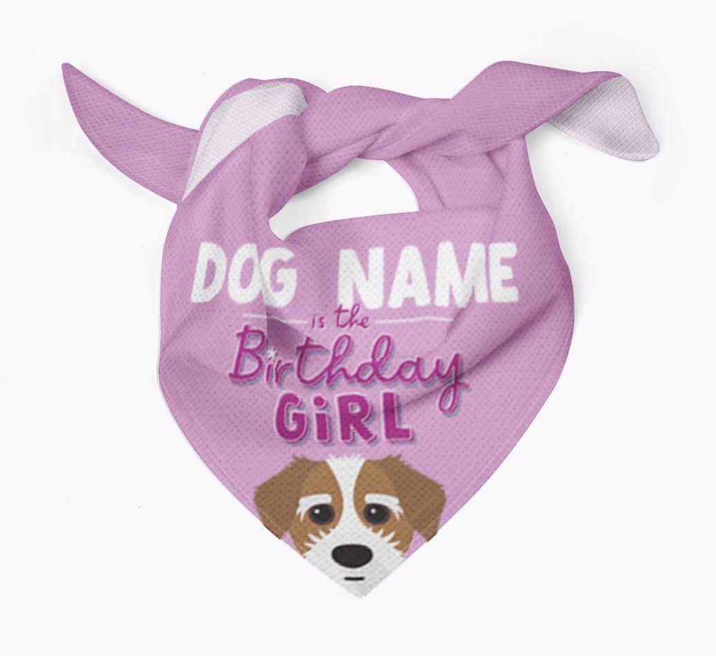 Birthday Girl: Personalised {breedFullName} Bandana