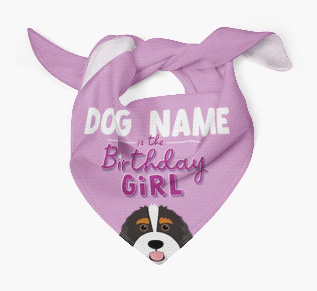 Birthday Girl: Personalized {breedFullName} Bandana