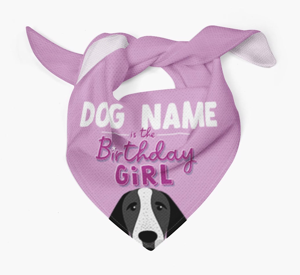 Birthday Girl: Personalized {breedFullName} Bandana