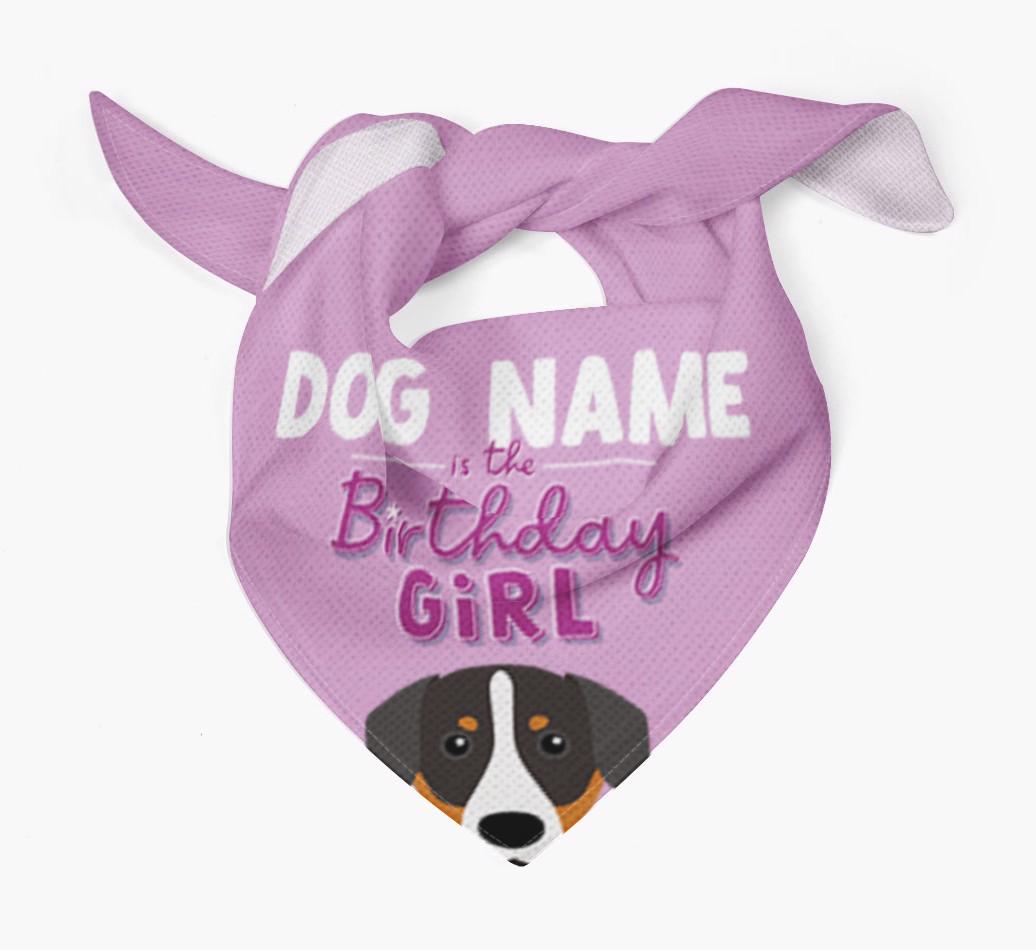 Birthday Girl: Personalized {breedFullName} Bandana