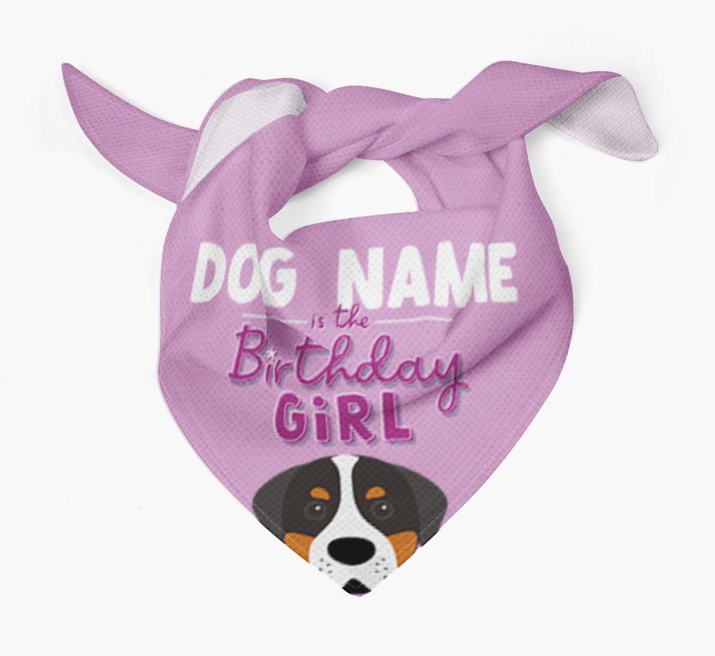Birthday Girl: Personalized {breedFullName} Bandana