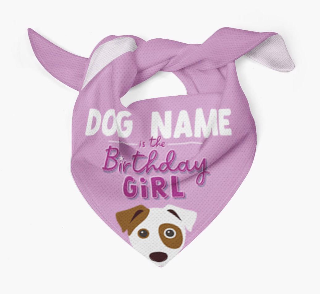Birthday Girl: Personalized {breedFullName} Bandana