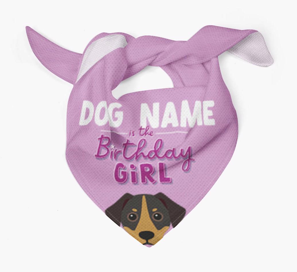 Birthday Girl: Personalized {breedFullName} Bandana