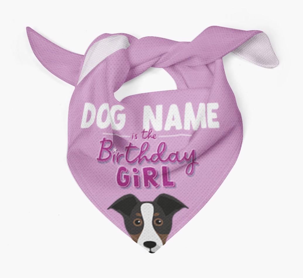 Birthday Girl: Personalized {breedFullName} Bandana
