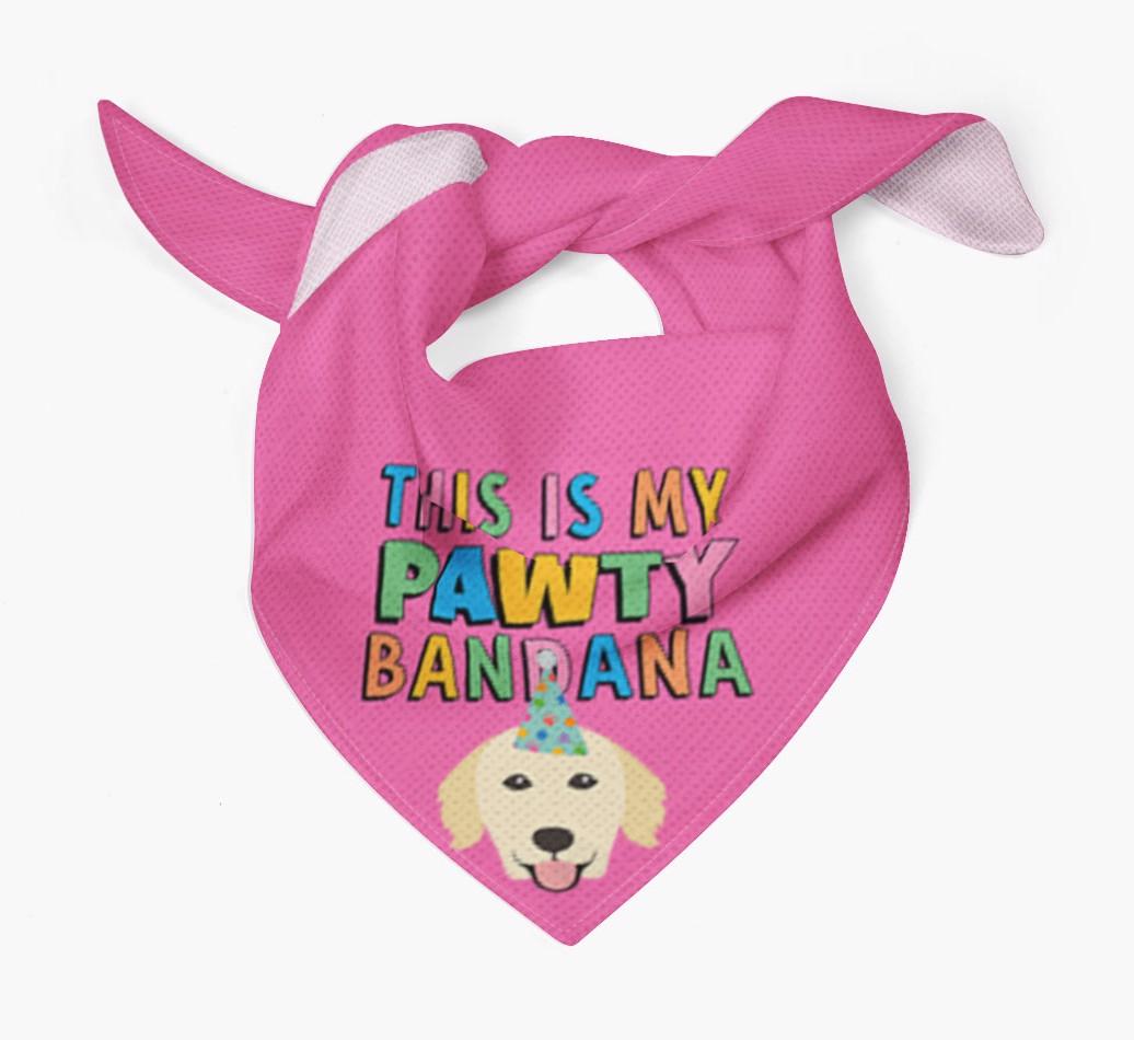 This Is My Pawty Bandana: Personalized {breedFullName} Bandana
