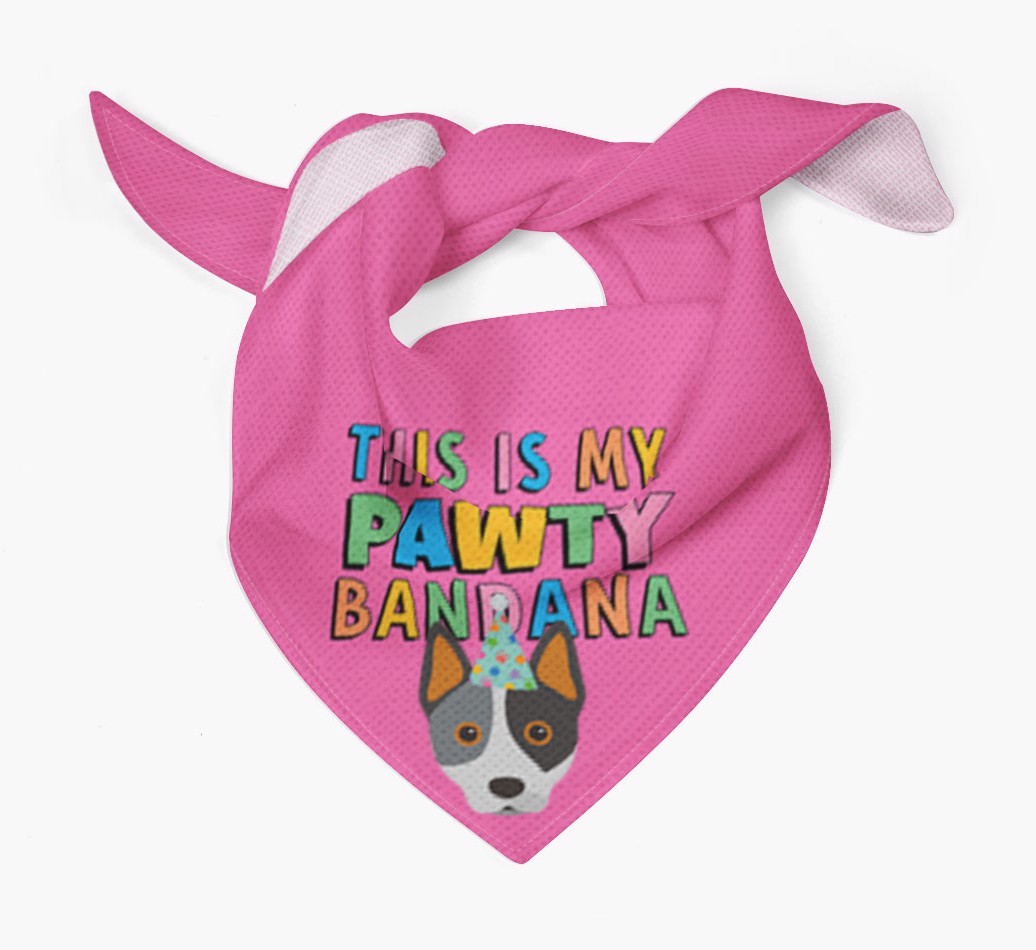 This Is My Pawty Bandana: Personalized {breedFullName} Bandana