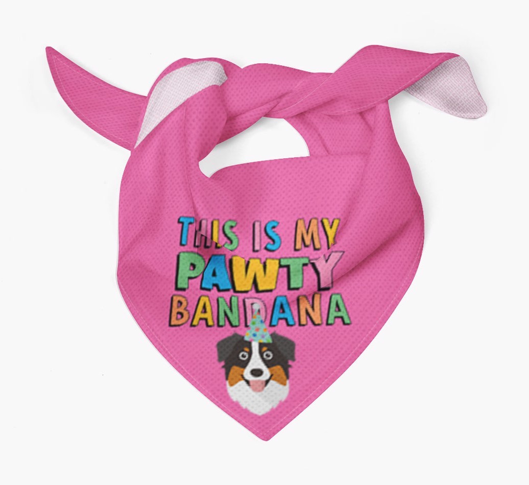 This Is My Pawty Bandana: Personalized {breedFullName} Bandana