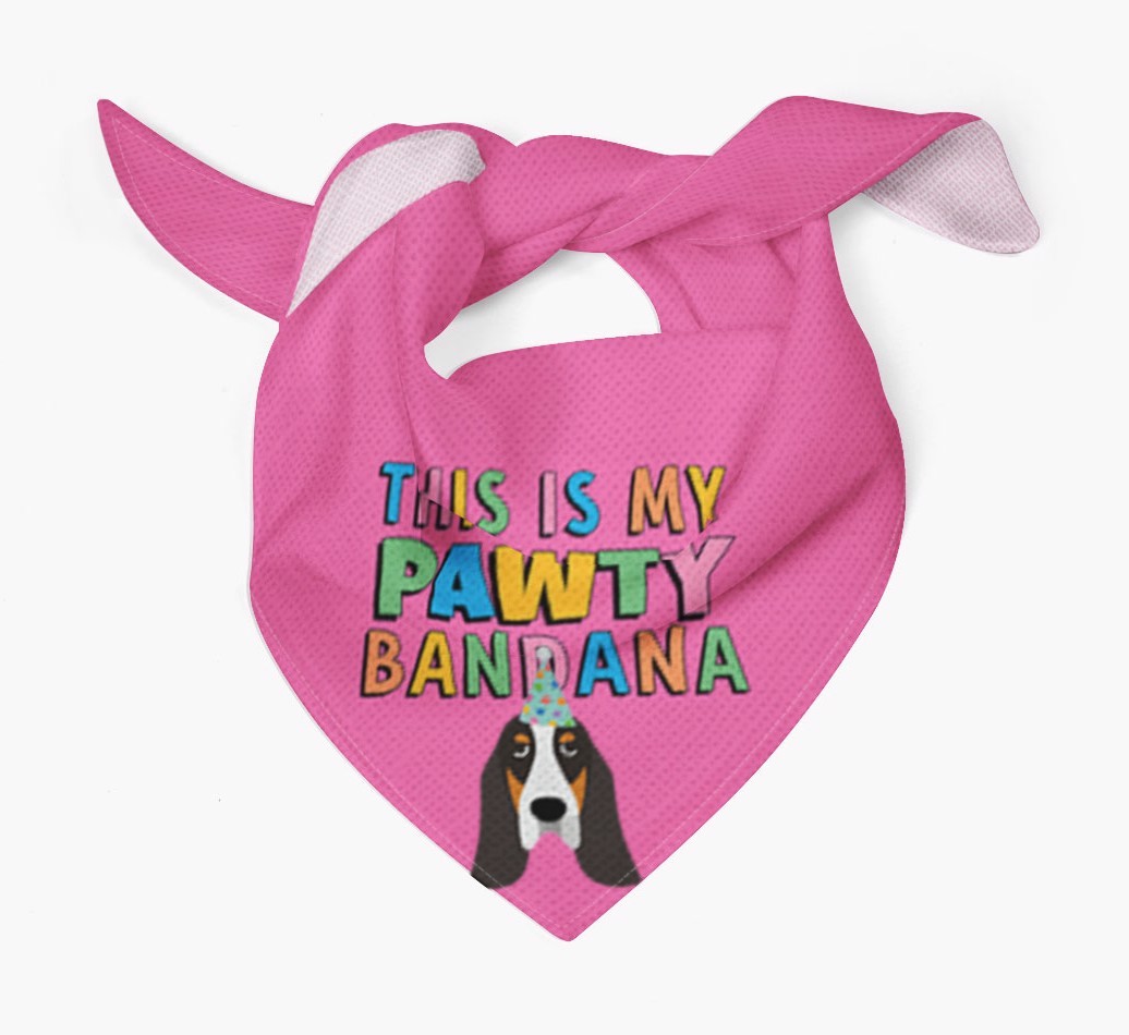 This Is My Pawty Bandana: Personalized {breedFullName} Bandana