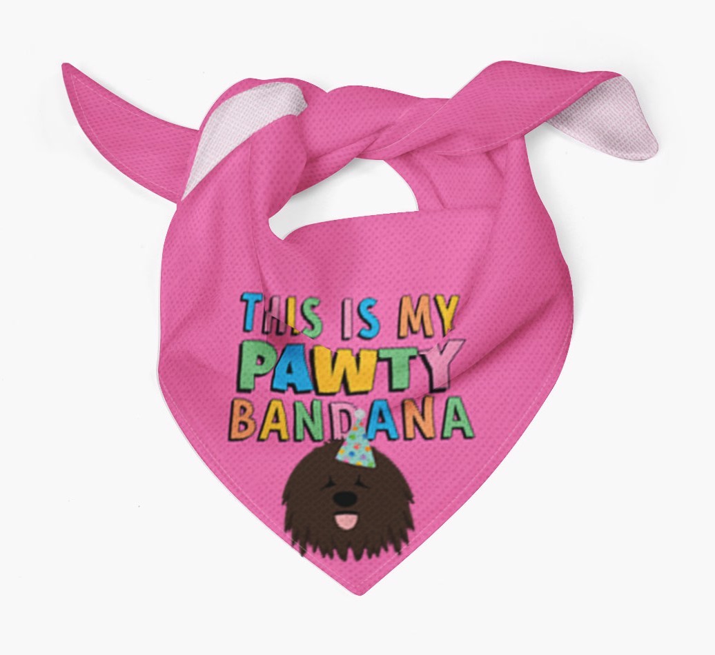 This Is My Pawty Bandana: Personalized {breedFullName} Bandana