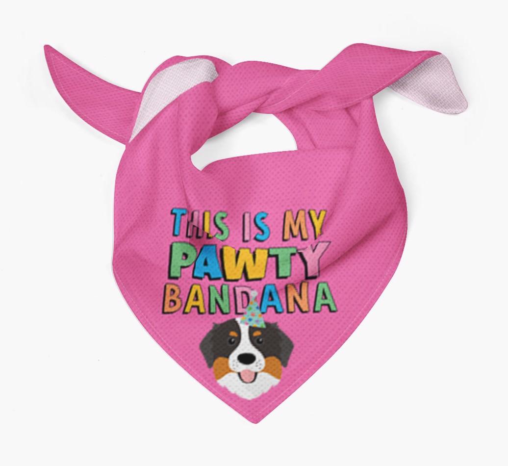 This Is My Pawty Bandana: Personalized {breedFullName} Bandana
