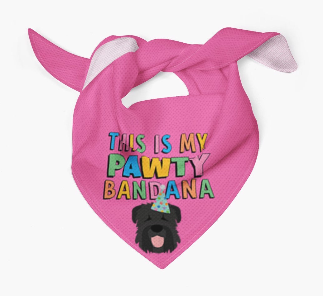 This Is My Pawty Bandana: Personalized {breedFullName} Bandana