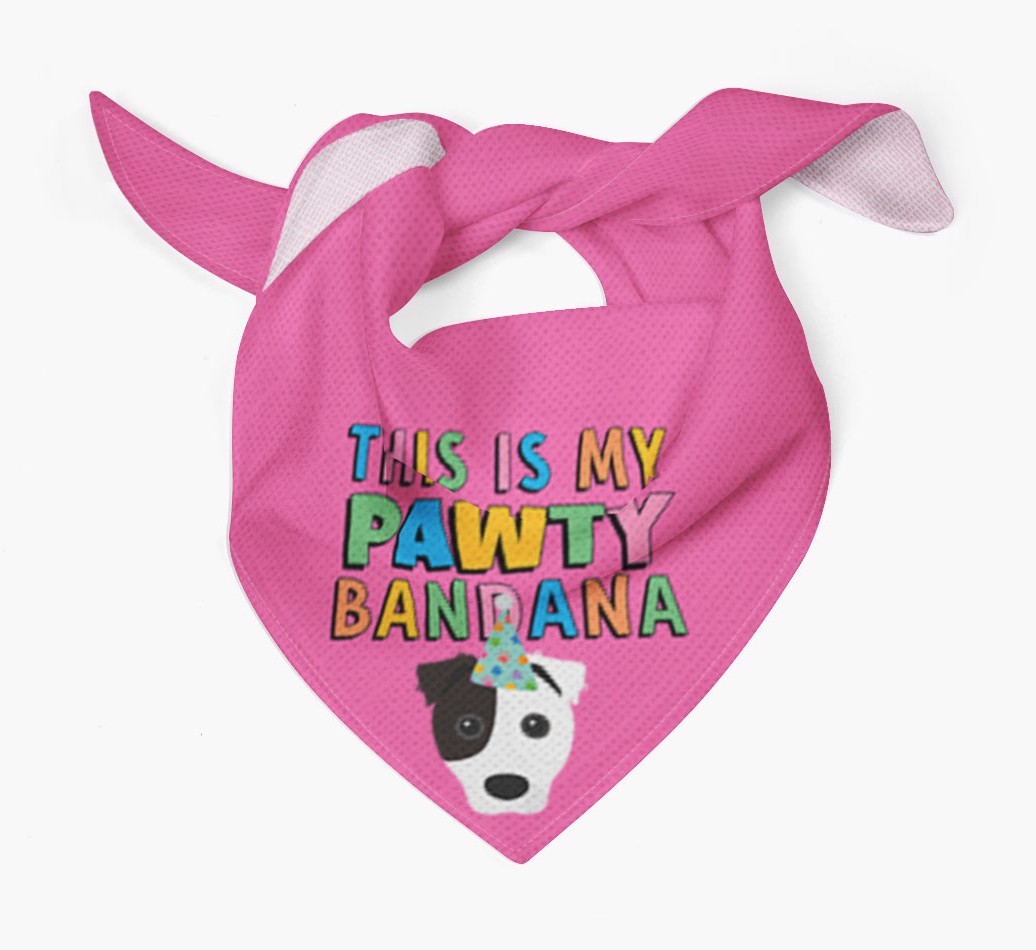 This Is My Pawty Bandana: Personalized {breedFullName} Bandana