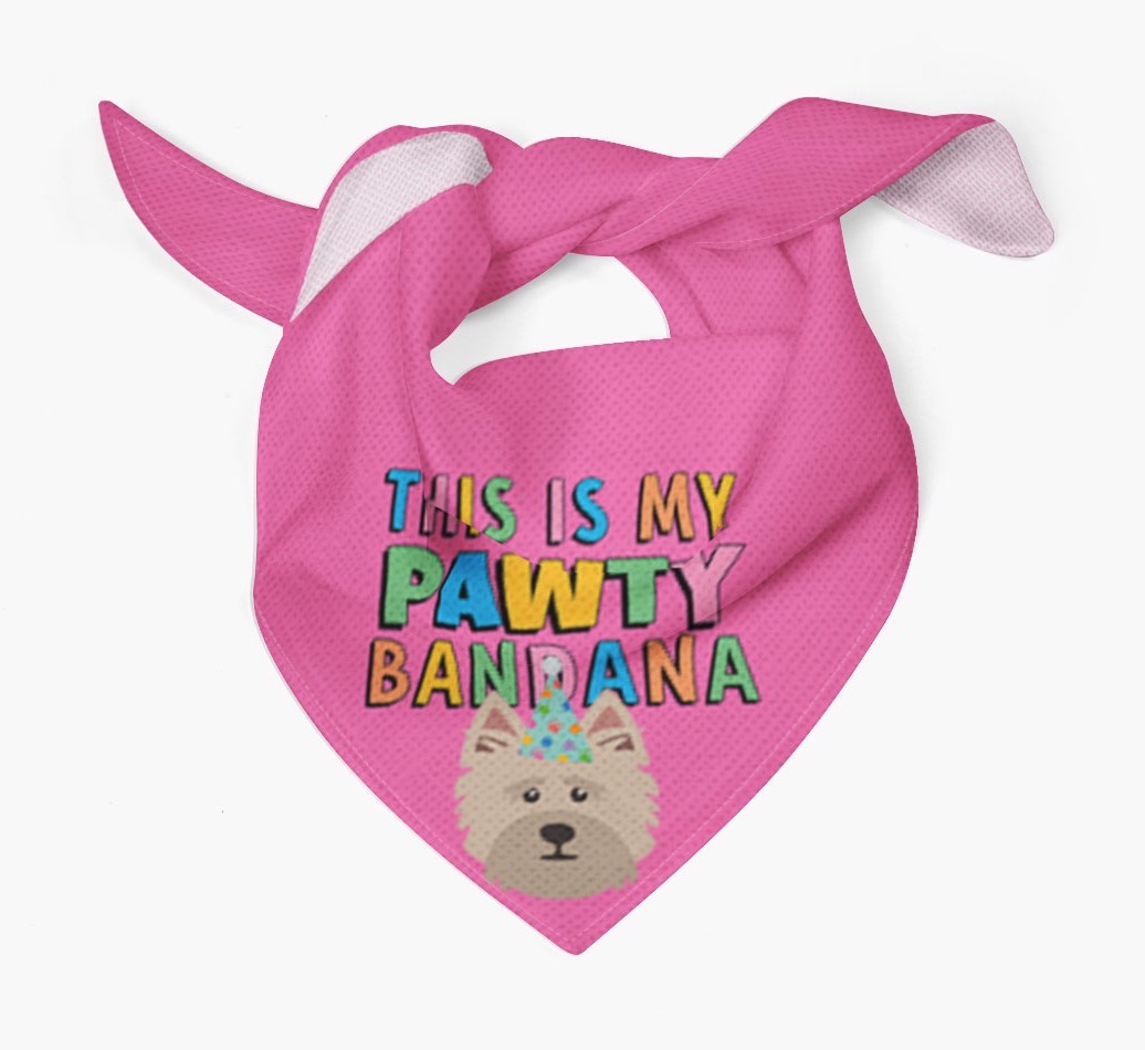 This Is My Pawty Bandana: Personalized {breedFullName} Bandana