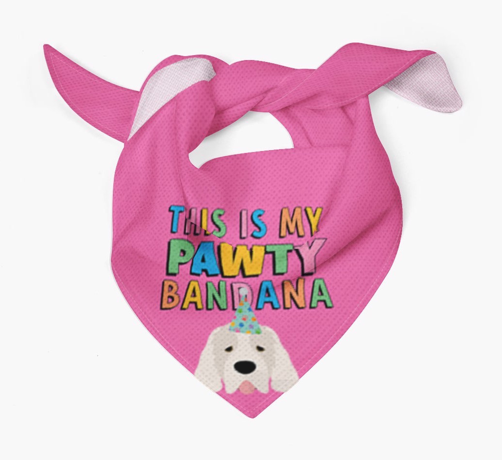 This Is My Pawty Bandana: Personalized {breedFullName} Bandana