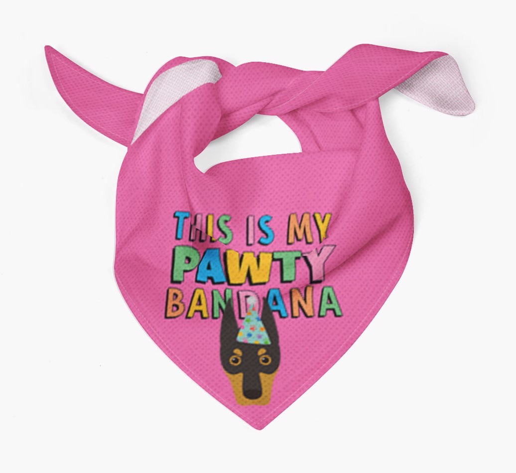 This Is My Pawty Bandana: Personalized {breedFullName} Bandana
