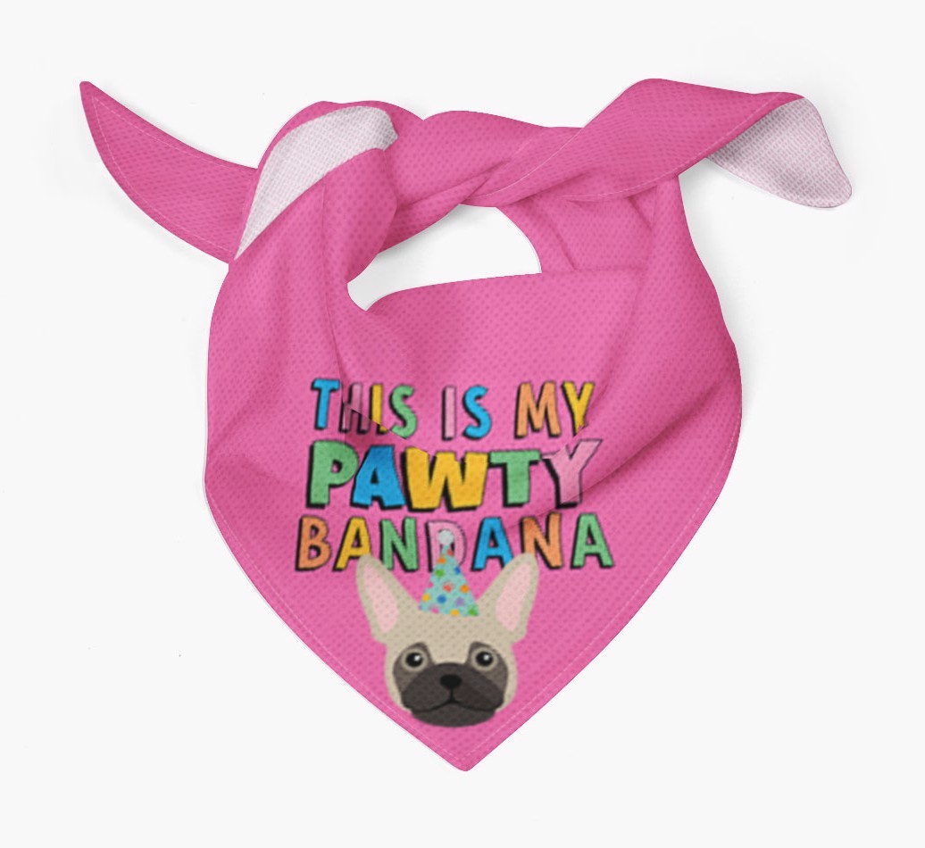 This Is My Pawty Bandana: Personalized {breedFullName} Bandana