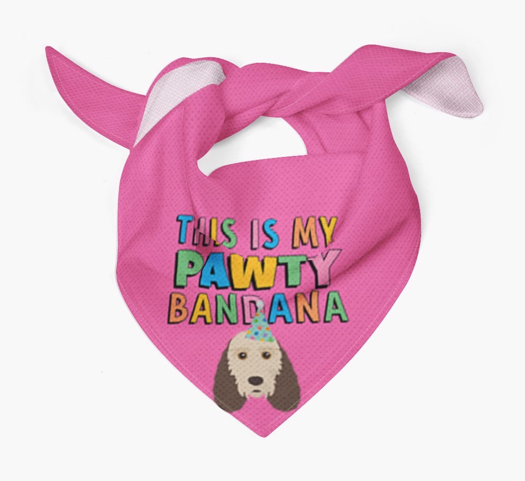 This Is My Pawty Bandana: Personalized {breedFullName} Bandana