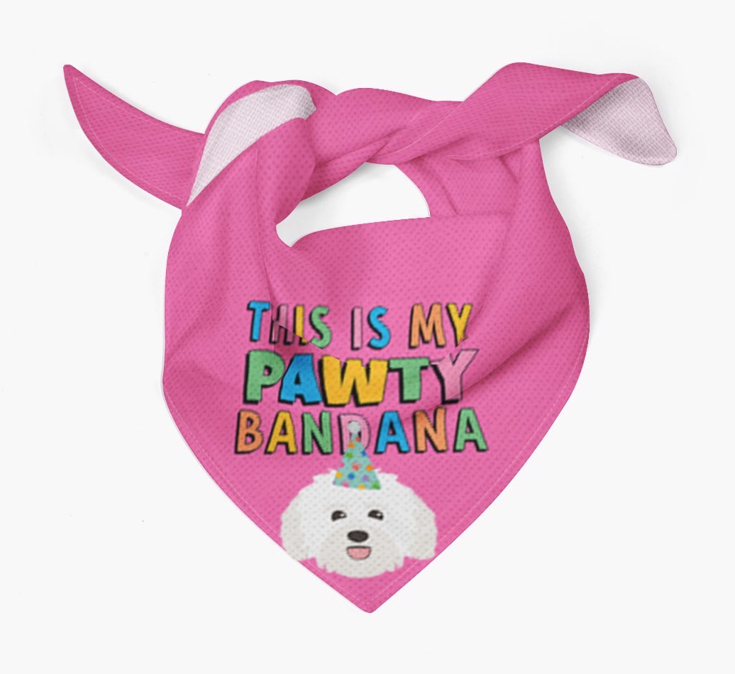 This Is My Pawty Bandana: Personalized {breedFullName} Bandana